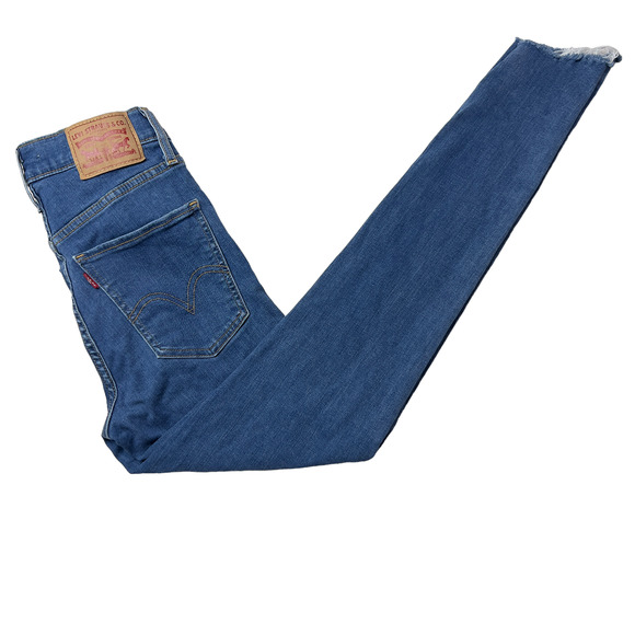 Levi's Women's Mile High Super Skinny Jeans Distressed Size 25 - Picture 2 of 9